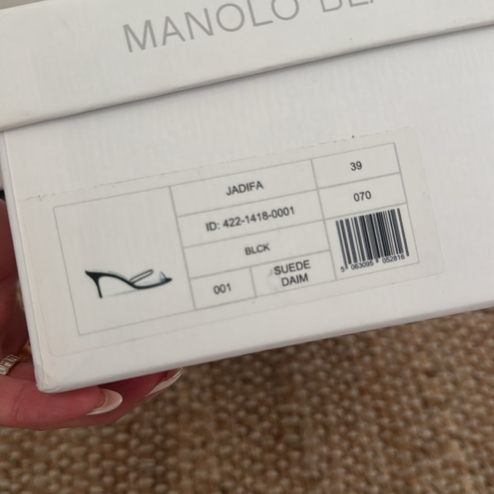 Manolo Blahnik pvc and suede mules - Picture 9 of 9
